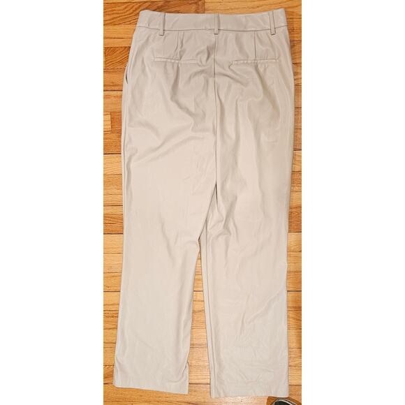 House of Harlow 1960 Vegan Leather Pants Front Pleats Trousers,  Sz 10 - Picture 7 of 7